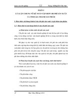 Kế toán tập hợp chi phí sản xuất và tính giá thành sản phẩm tại Công ty Cavico Việt Nam thương mại