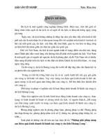 Những giải pháp nâng cao hiệu quả kinh doanh lữ hành tại Công ty du lịch Hoàng Long