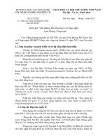 Báo cáo công tác tháng 012012