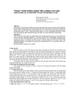 Thuật toán song song tìm luồng cực đại