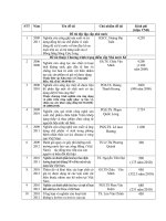 Đề tài trong nước