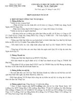 Họp giao ban tuần 39 cục thuế tỉnh trà vinh