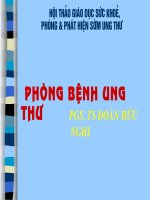 Phòng bệnh ung thư