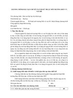 Chương trình đào tạo chuyên ngành kĩ thuật môi trường biển và ven bờ