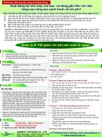 Quản lý và tiết giảm chi phí sản xuất