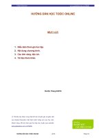 Hướng dẫn học TOEIC online