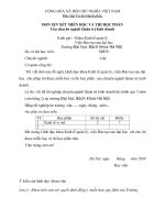 Đơn xin xét miễn học và thi học phần