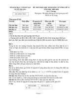 Đề thi chọn học sinh giỏi cấp tỉnh lớp 12