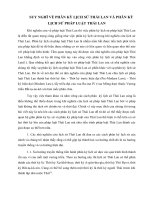 Suy nghĩ về phân kỳ lịch sử thái lan và phân kỳ lịch sử pháp luật thái lan