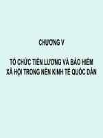 Tổ chức tiền lương và bảo hiểm xã hội trong nên kinh tế quốc dân