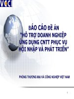 Hỗ trợ doanh nghiệp ứng dụng công nghệ thông tin phục vụ hội nhập và phát triển