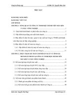 Kế toán chi phí sản xuất và tính giá thành sản phẩm tại Công ty TNHH 1 thành viên máy kéo và máy nông nghiệp 