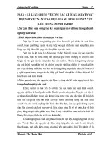 Thực trạng công tác kế toán nguyên vật liệu tại Công ty cơ khí Ngô Gia Tự