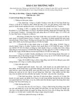 Báo cáo hướng dẫn về việc Công bố thông tin trên thị trường chứng khoánx