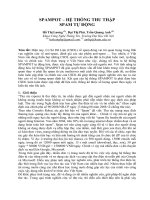 Spampot hệ thống thu thập spam tự động