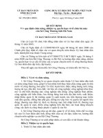 Quyết định quy định chức năng, nhiệm vụ, quyền hạn và tổ chức bộ máy của sở Công thương tỉnh hà nam