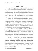 Một số ý kiến đóng góp nhằm hoàn thiện công tác kế toán các nghiệp vụ thanh toán với người mua, người bán tại Công ty cổ phần Thương mại Xi măng