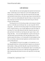 Hoàn thiện kế toán doanh thu, chi phí và kết quả kinh doanh tại Công ty cổ phần Thương mại Sông Đà Sơn La