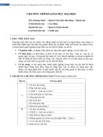 Chương trình quản trị du lịch Quốc Tế và quản trị khách sạn