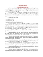 Ôn tập hành chính công