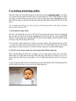 5 xu hướng marketing online