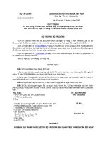 công bố Danh mục văn bản quy phạm pháp luật do Bộ Tài chính