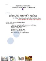 Hệ Thống Thanh Toán Trực Tuyến Của Ngân Hàng
