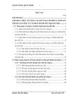 Hoàn thiện công tác kế toán chi phí sản xuất và tính giá thành (giá thành sản phẩm) tại Công ty cổ phần bánh mứt kẹo Hà Nội