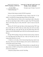 cung cấp thông tin để xây dựng website của nhà trường