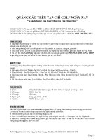 Quảng cáo trên tạp chí Golf ngày nay