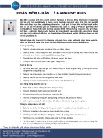 Phần mềm quản lý karaoke