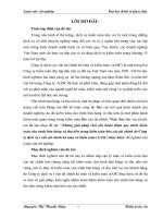 Quy trình kiểm toán chu trình bán hàng và thu tiền trong kiểm toán báo cáo tài chính do Công ty dịch vụ tư vấn tài chính kế toán và kiểm toán (AASC) thực hiện