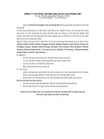 Cổ Phần thương Mại và Du Lịch Rồng Việt 