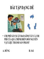 Bài tập dạng dễ