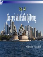Dân cư và kinh tế châu đại dương