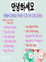 Bài giảng du lịch lớp 8