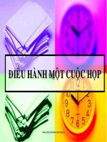 Điều hành 1 cuộc  họp