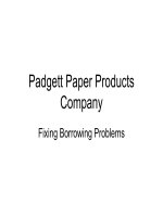Padgett Paper products company