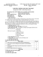 Quản trị kinh doanh du lịch dịch vụ