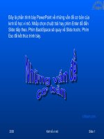 Những vấn đề cơ bản của kinh tế học vi mô