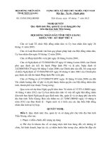 Quy đinh mức thu, quản lý và sử dụng phí chợ trên địa bàn tỉnh tiền giang