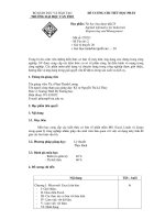 Đề cương chi tiết học phân