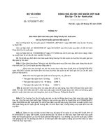 Ban hành định mức bảo quản hàng hóa dự trữ nhà nước