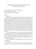 Xu hướng chọn nghề của học sinh trường THPT trực ninh A, tỉnh Nam định