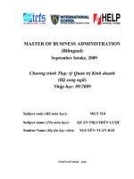 Phân tích, đánh giá và đề xuất chiến lược phát triển kinh doanh tại công ty xây dựng và kinh doanh nhà phú nhuận 2011-2015