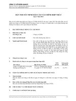 Báo cáo tài chính hợp nhất công ty cổ phần Kasati