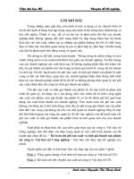 Kế toán chi phí sản xuất và tính giá thành sản phẩm tại Công ty Vật liệu nổ Công nghiệp