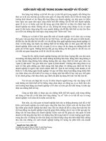 Kiểm soát nội bộ trong doanh nghiệp và tổ chức