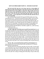 Hợp tác xã nông nghiệp ở nước ta- khó khăn và giải pháp