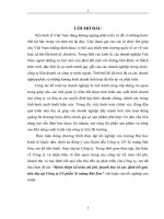 Hoàn thiện Kế toán chi phí, doanh thu & xác định kết quả tiêu thụ tại Công ty Cổ phần Xi măng Bút Sơn